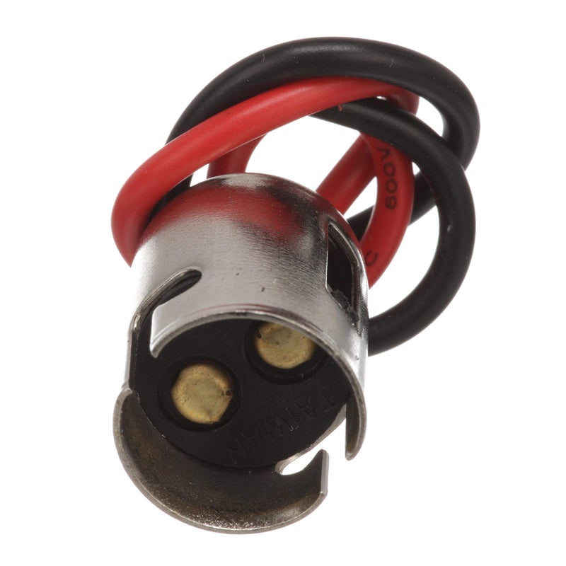 Seachoice Bayonet Bulb Socket for Bayonet Style Miniature Lamps, 4 In. Wire Leads,White - Image 4